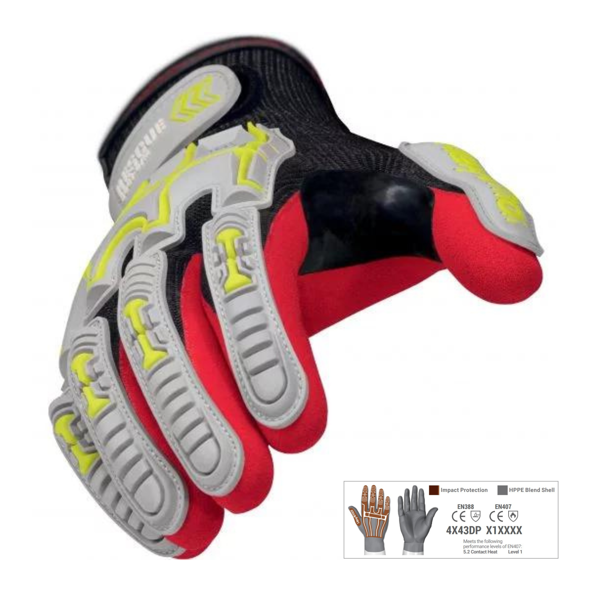 MANUSI DE PROTECTIE PENTRU SALVARE / DESCARCERARE HEXARMOR HELIX 3007
